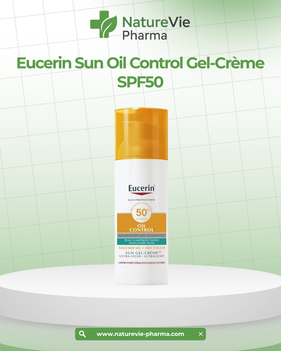 Sun Oil Control Gel-Crème SPF50+ 50 ml
